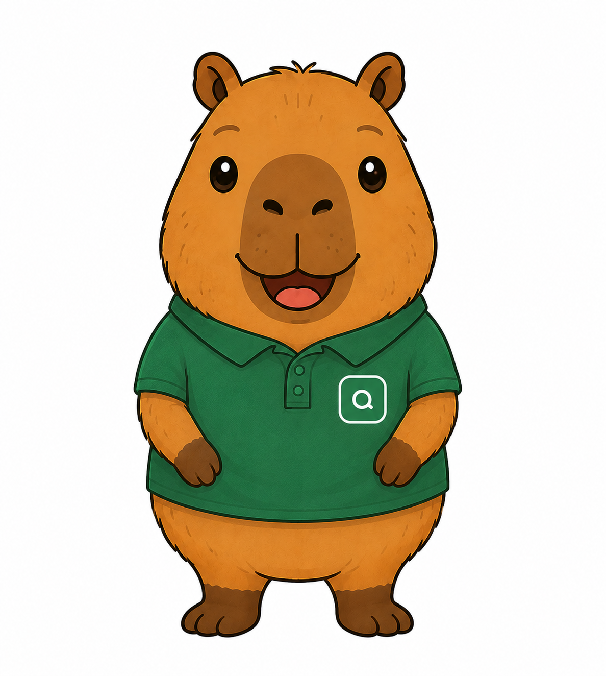 Capivara mascote do Quadrado Capital